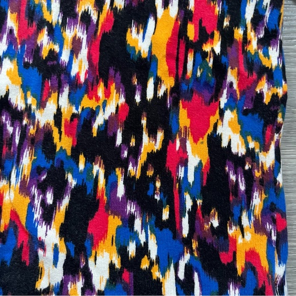 August Silk Abstract Multicolor Patterned Cardigan - Picture 2 of 4